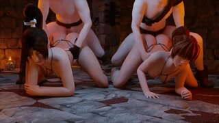 ���-១៨|ថ្ងៃ SFM&amp;amp;ឡុ ៣D សិចក្តៅធំ Tits