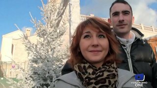 جوان و زیبا او توسط دوست پسر او را