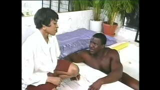 Pasisekė, juoda miestietis yra laimingas, kad fuck šis gražus fuious panele